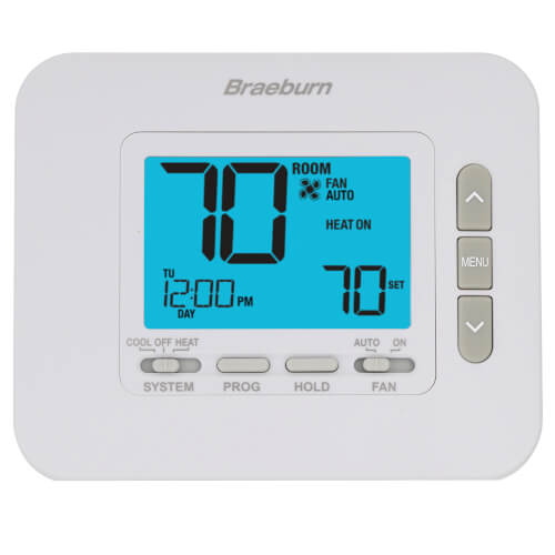 7 Day, 5-2 Day Programmable Thermostat (1 Heat/1 Cool)