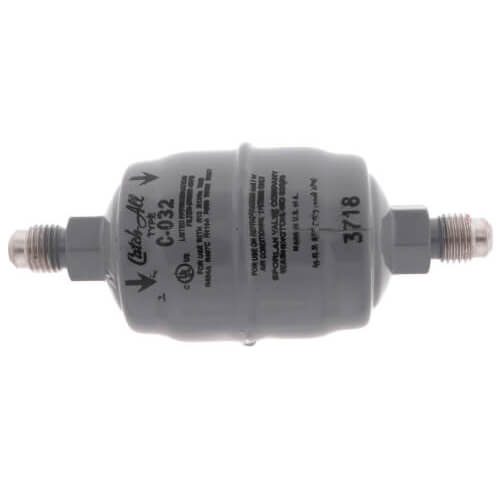 C-032 1/4" SAE Flare Liquid Line Filter Drier 0 - 1/2 Ton (3 Cubic Inches)