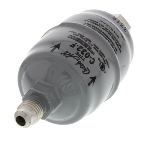 C-032-F 1/4" SAE Male Flare x Female Flare Liquid Line Filter Drier 0 - 1/2 Ton (3 Cubic Inches)