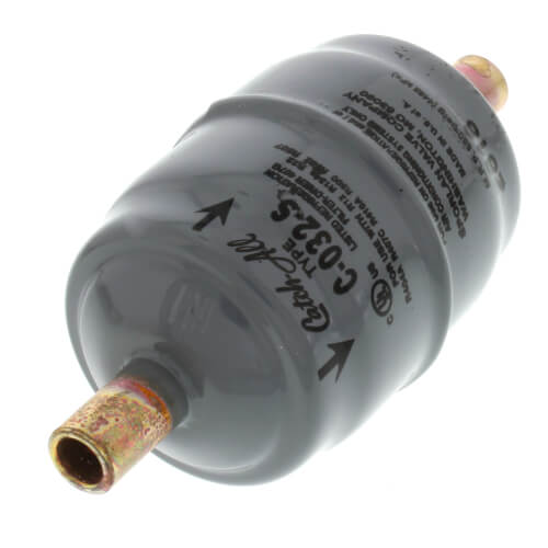C-032-S 1/4" ODF Solder Liquid Line Filter Drier 0 - 1/2 Ton (3 Cubic Inches)