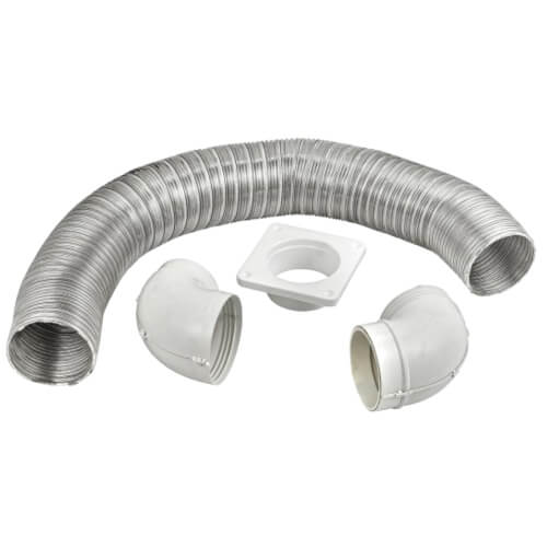 4" x 8 Ft. Flexible Aluminum Semi-Rigid Quick Fit Vent Kit