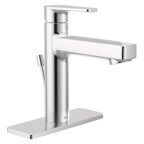 Slate Single Handle Bathroom Faucet (Chrome)