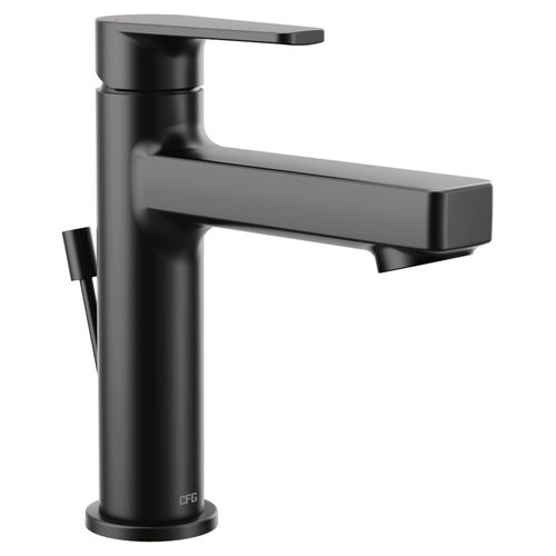 Slate Matte Black 1 Handle Low Arc Bathroom Faucet