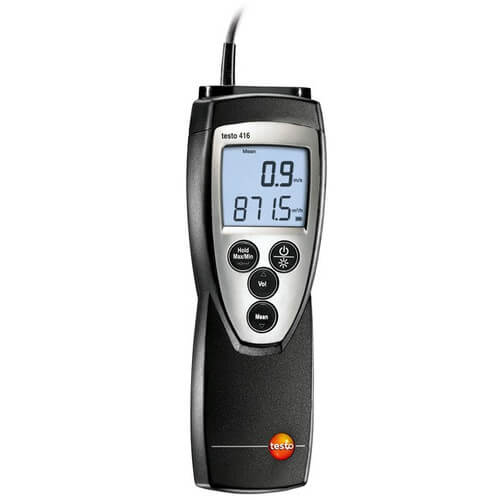 416, Small Vane Anemometer with Soft Carrying Case (0.6 to 40 m/s)