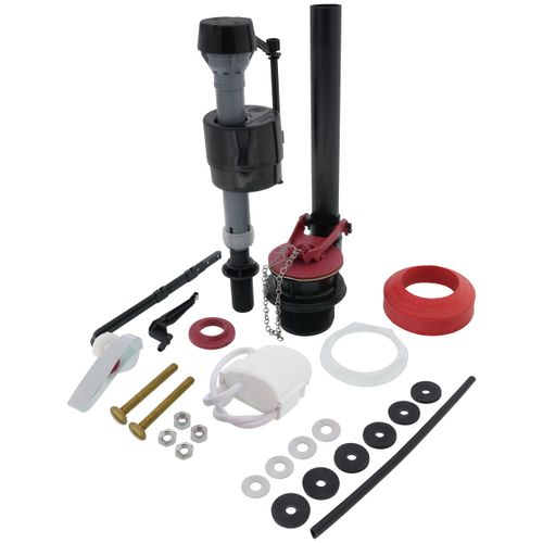 Complete Toilet Repair Kit w/ Flush 'N Sparkle Cleaning System