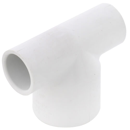1/2" x 1/2" x 1" PVC Sch. 40 Reducing Tee