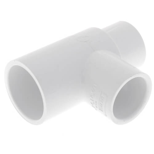 1-1/4" x 1" x 1" PVC Sch. 40 Reducing Tee