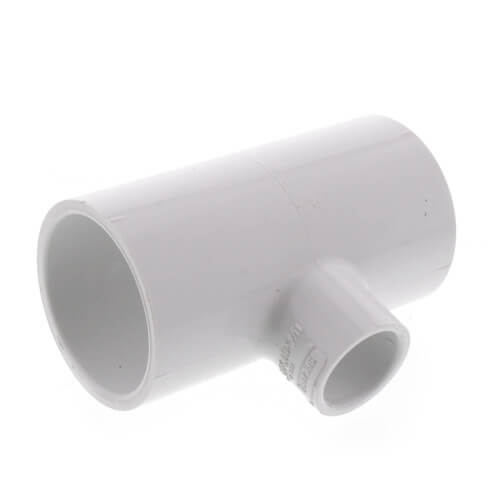 1-1/4" x 1-1/4" x 1/2" PVC Sch. 40 Reducing Tee