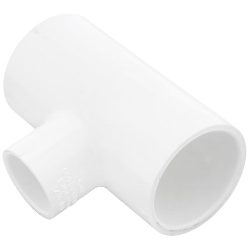 1-1/4" x 1-1/4" x 3/4" PVC Sch. 40 Reducing Tee