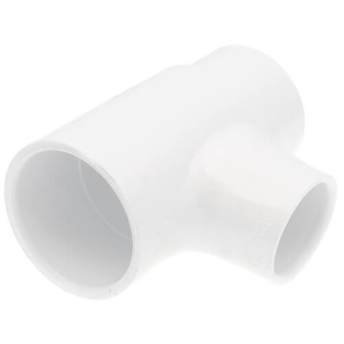 1-1/2" x 1-1/4" x 1" PVC Sch. 40 Reducing Tee