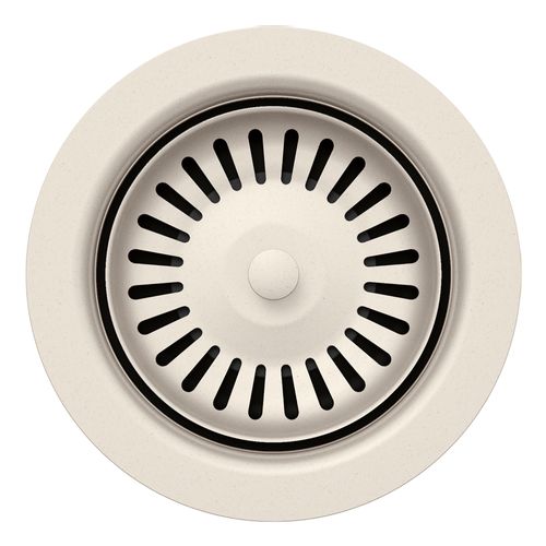 Color-Coordinated Metal Basket Strainer (Soft White)