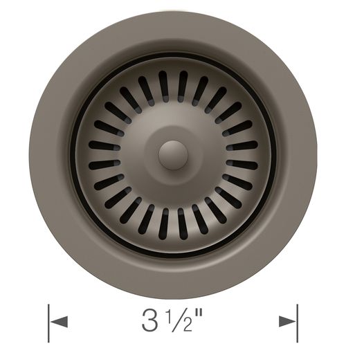 Color-Coordinated Metal Basket Strainer - Volcano Gray, 203441