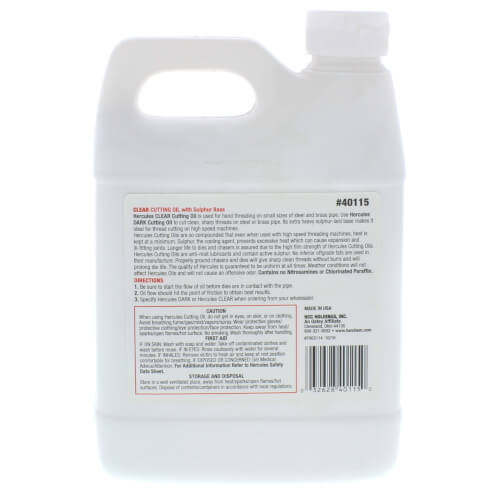 Clear Cutting Oil - 1 qt.