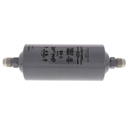 C-305 5/8" SAE Flare Liquid Line Filter Drier 2 to 10 Ton (30 Cubic Inches)