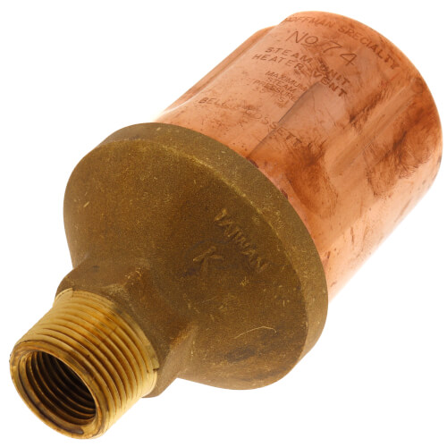 74, 1/2" x 3/4" Straight Steam Unit Heater Air Valve