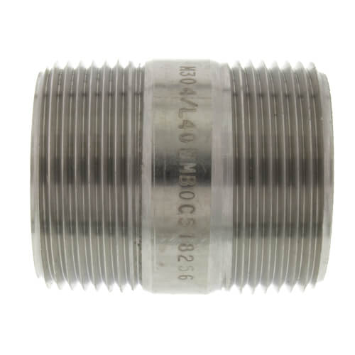 1-1/4" x 2" Stainless Steel Nipple