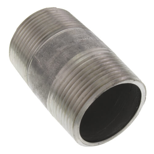 1-1/4" x 2-1/2" Stainless Steel Nipple