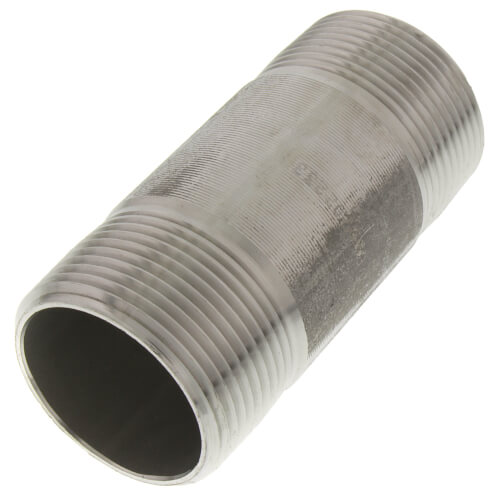 1-1/4" x 3-1/2" Stainless Steel Nipple