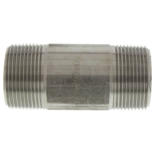 1-1/4" x 3-1/2" Stainless Steel Nipple
