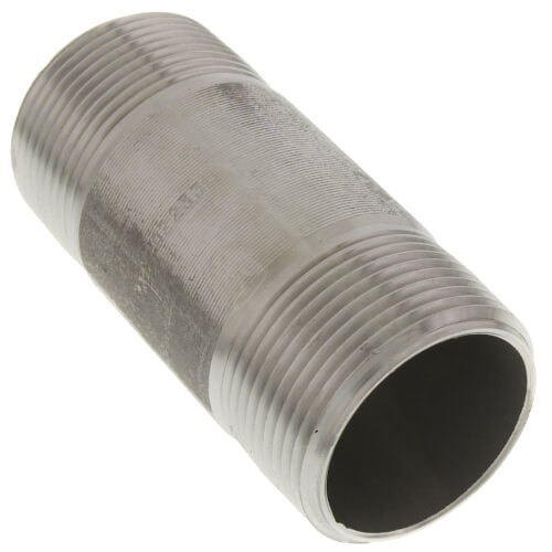 1-1/4" x 3-1/2" Stainless Steel Nipple
