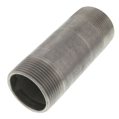 1-1/4" x 4" Stainless Steel Nipple
