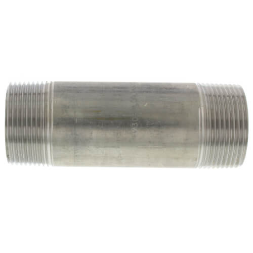 1-1/4" x 4-1/2" Stainless Steel Nipple