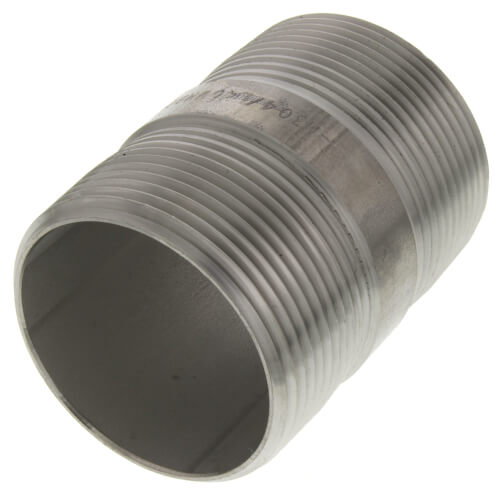 1-1/2" x 2-1/2" Stainless Steel Nipple