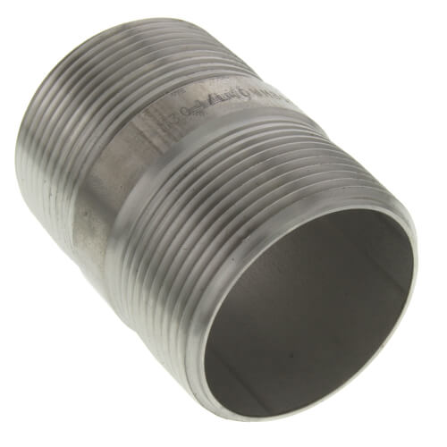 1-1/2" x 2-1/2" Stainless Steel Nipple
