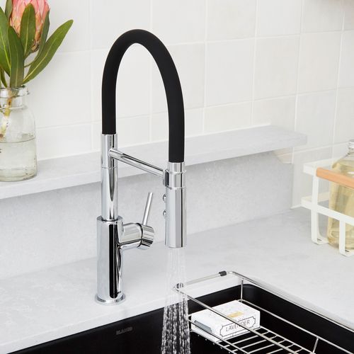 Catris Flexo Semi-Pro Pull-Down Dual-Spray Kitchen Faucet - Chrome, 402447 5 Catris Flexo Semi-Pro Pull-Down Dual-Spray Kitchen Faucet - Chrome, 402447