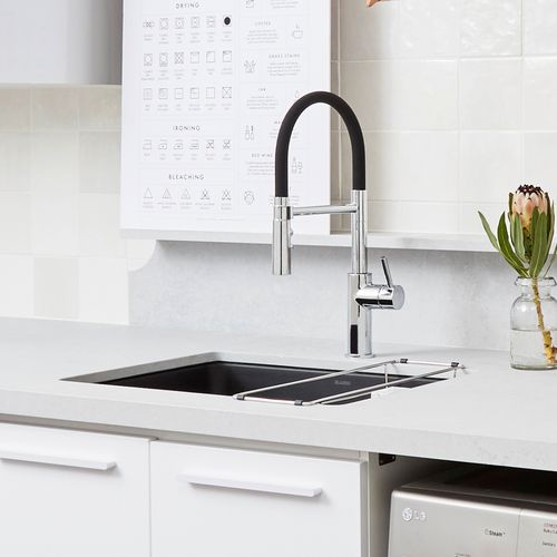 Catris Flexo Semi-Pro Pull-Down Dual-Spray Kitchen Faucet - Chrome, 402447 6 Catris Flexo Semi-Pro Pull-Down Dual-Spray Kitchen Faucet - Chrome, 402447