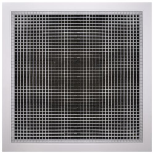 22" x 22" T-bar Aluminum Egg Crate Return Grill w/ Insulated Molded Back