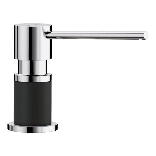 Lato Soap Dispenser - Chrome/Coal Black, 402574