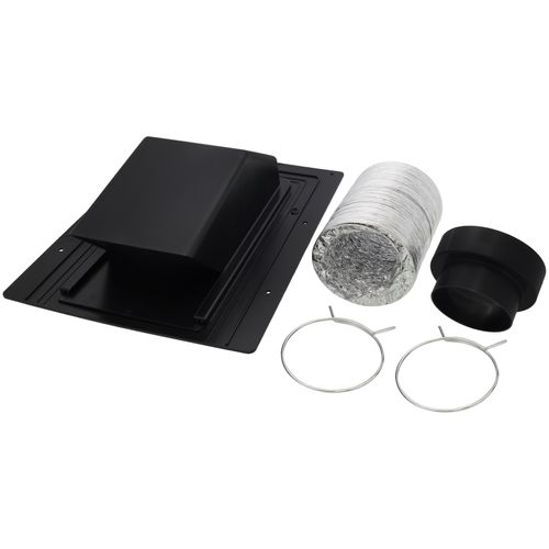 4" x 8' UL 181 Class 1 Air Connector Bath Fan Exhaust Through the Roof Vent Kit