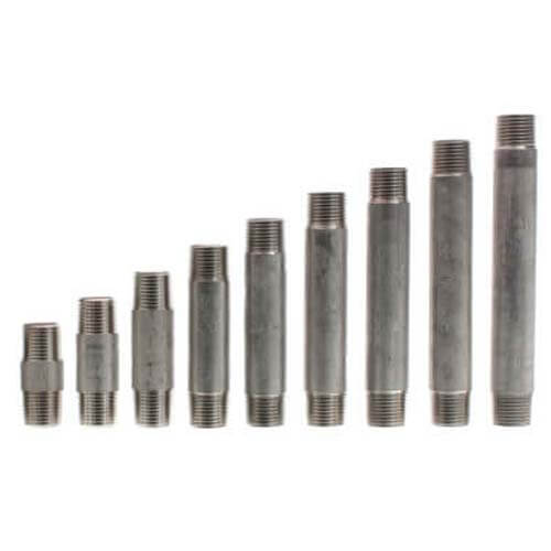 2" Stainless Steel Nipple Set (Close to 6" Length)
