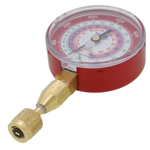 Red Pressure Refrigerant Gauge with 4812P Quick Coupler 2 Red Pressure Refrigerant Gauge with 4812P Quick Coupler