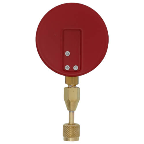 Red Pressure Refrigerant Gauge with Quick Coupler and Hose 3 Red Pressure Refrigerant Gauge with Quick Coupler and Hose