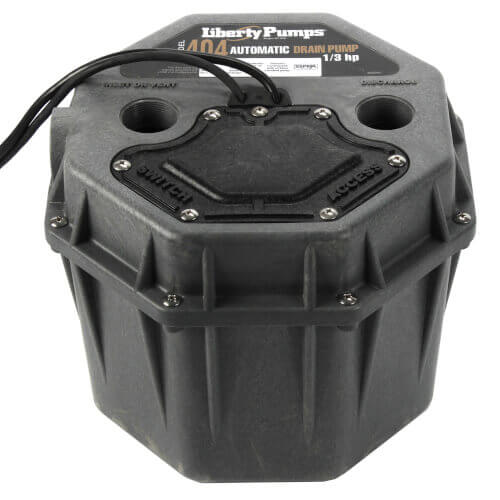 1/3 HP Residential Drain Pump - 115v - 10 ft Cord, 1-1/2" Connections w/ WiFi Alarm