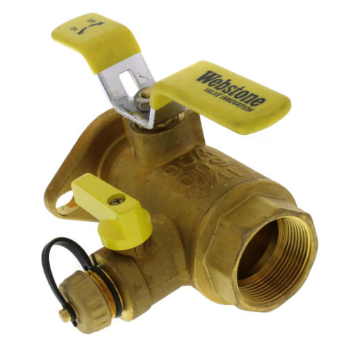 1-1/2" Threaded Isolator with Drain - High Velocity