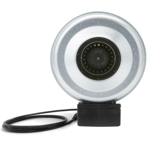 Model FGC 5, 5" Inline Centrifugal Fan w/ Cord, Metal Housing, 120V (138 CFM)