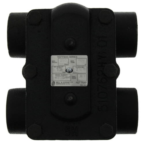 FT015H-4, 1" Float & Thermostatic Trap