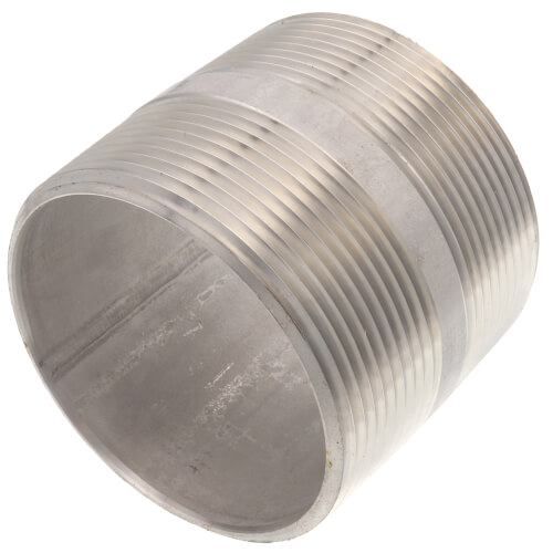 3" x 3" Stainless Steel Nipple