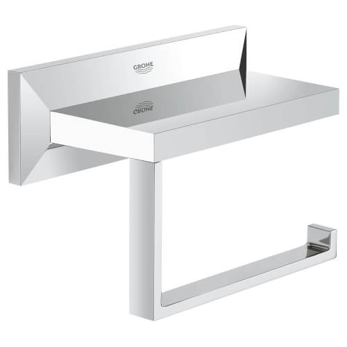 Allure Brilliant Toilet Paper Roll Holder (StarLight Chrome)