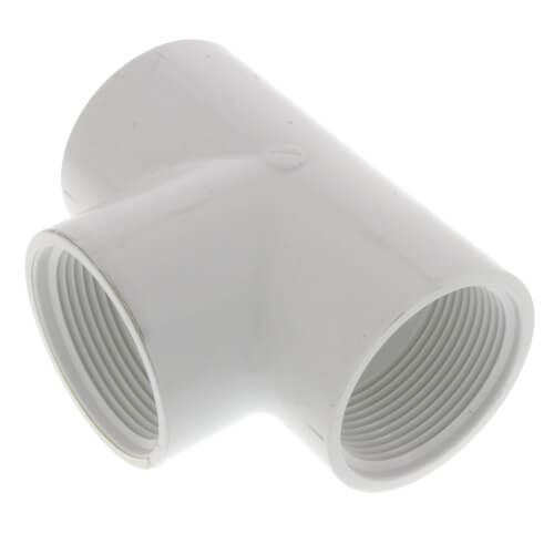 1-1/2" PVC Sch. 40 Threaded Tee (FIPT)