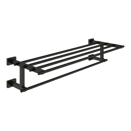 Essentials Cube23-5/8" Multi-Towel Rack (Matte Black)
