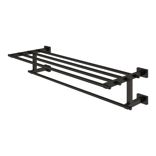 Essentials Cube23-5/8" Multi-Towel Rack (Matte Black)