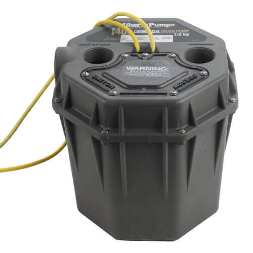 1/2 HP Commercial High Head Drain Pump - 230v - 10 ft Cord, 2" Connections