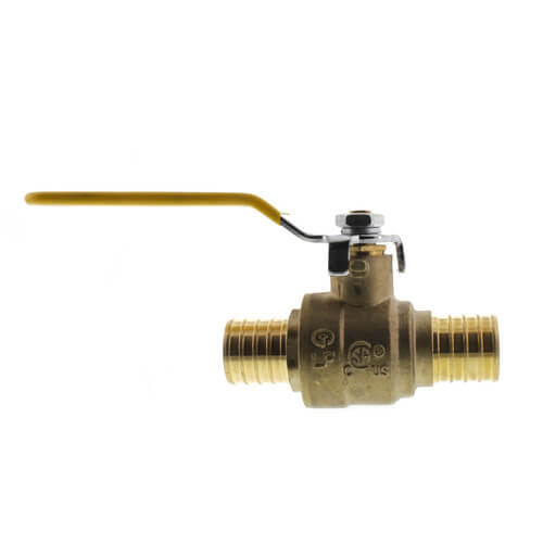 1" PEX Full Port Ball Valve w/ Drain (Lead Free)