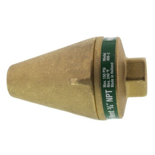 3/4" Commercially Rated Brass Vent