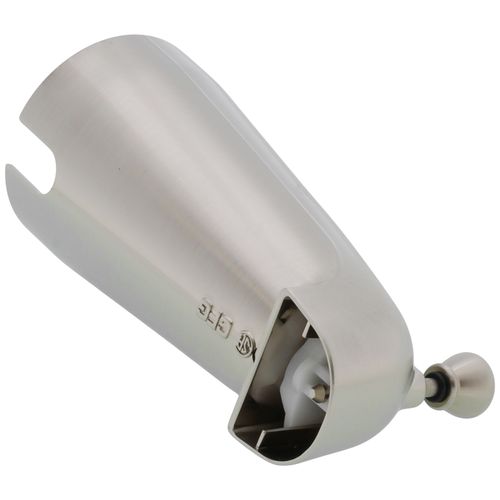 Brushed Nickel 5-1/2" Diverter Tub Spout, IPS