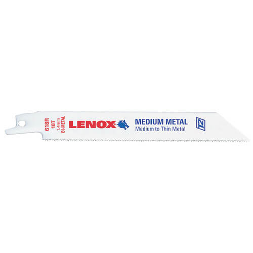 614R - 6" Bi-Metal Reciprocating Blade, 25-pack (Metal & Non-Ferrous Metal)